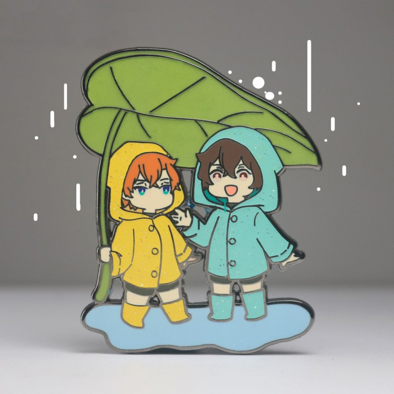 Hard Enamel Badge Carton Figure 008 YWTY1