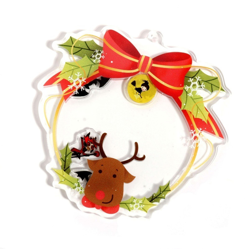 Creative Hollow Laminated Acrylic Keychains (2)