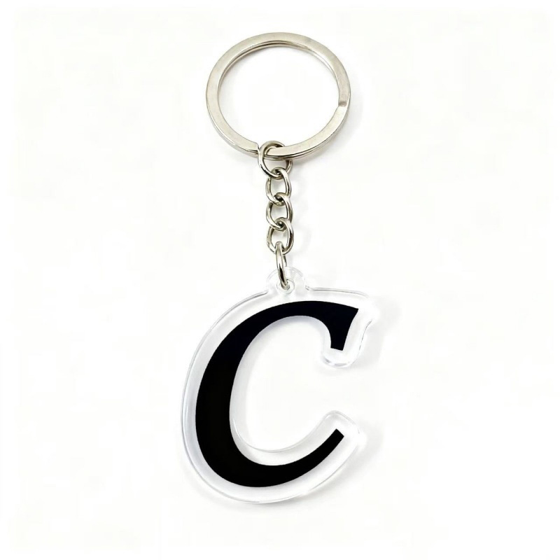 Customized Letter Acrylic Keychain (1)