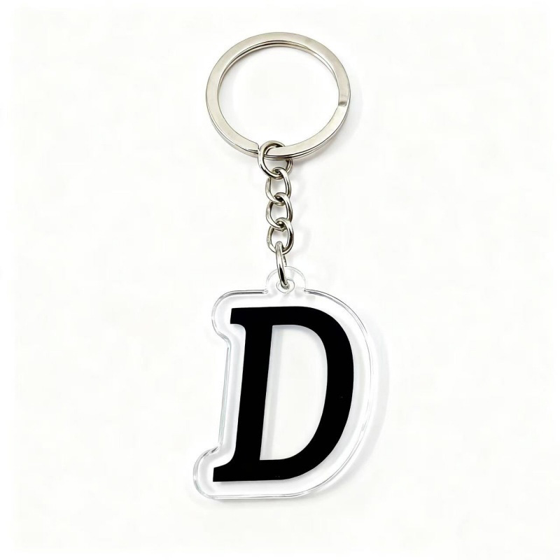 Customized Letter Acrylic Keychain (3)