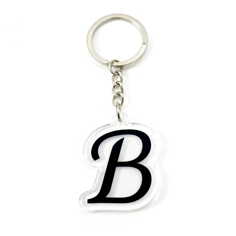 Customized Letter Acrylic Keychain (8)