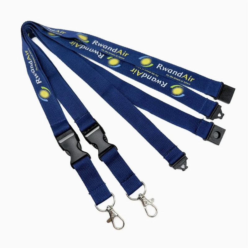 High quality Lanyards Silk Screen logo with hook