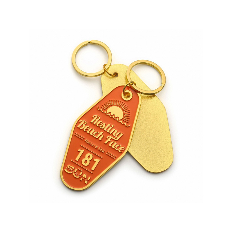 Soft Enamel Motel Keychain (1)