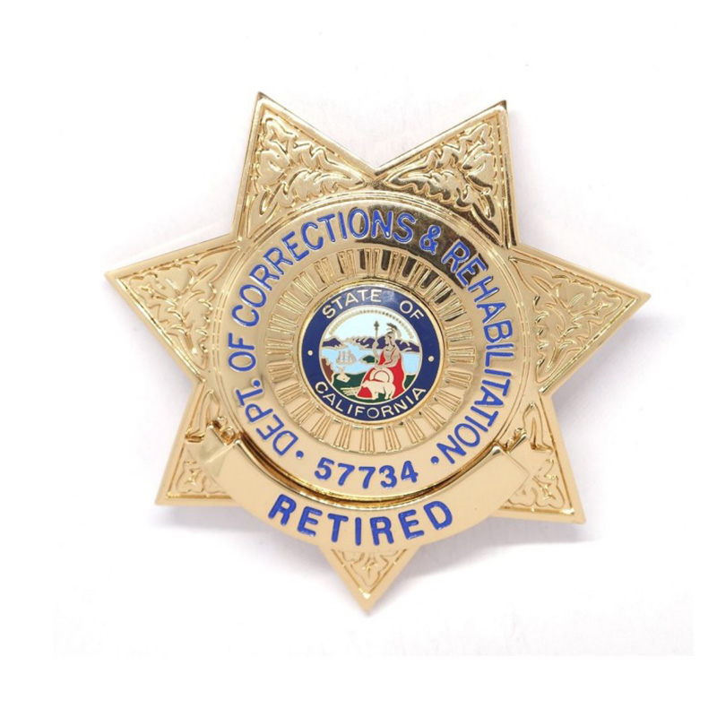 Hard Enamel Badge California Figure 010 YWTY (1)