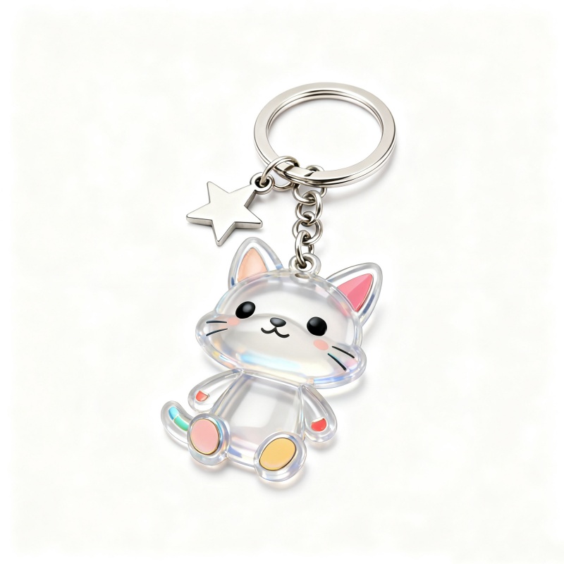 ACRYLIC KEYCHAIN 008 CUTE KITTY (2)