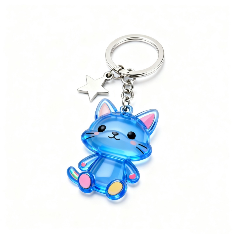 ACRYLIC KEYCHAIN 008 CUTE KITTY (3)