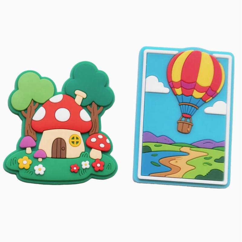 Cute Cartoon Soft PVC patch for Garment 01