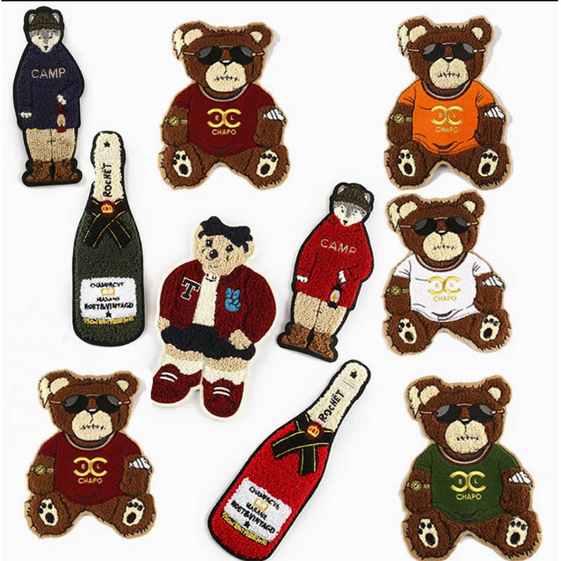 Fashion OEM Chenille Patches for Cloth Decoration 03