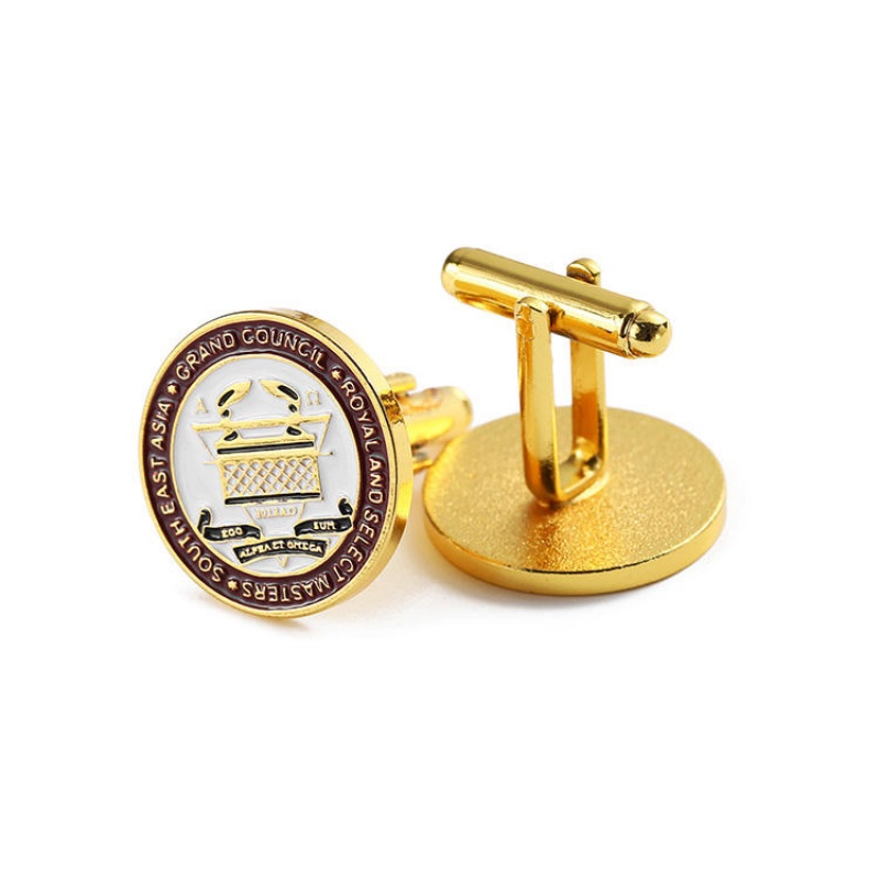 Metal Cufflinks, Alloy Material for Business Occasion (2)