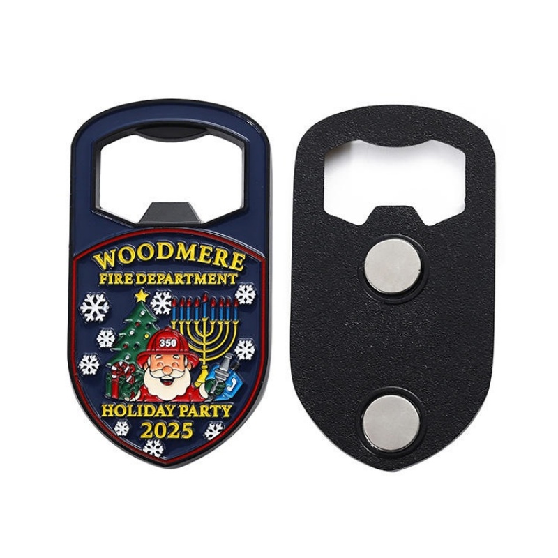 Personalized Soft Enamel Metal Bottle Opener Fridge Magnets (1)