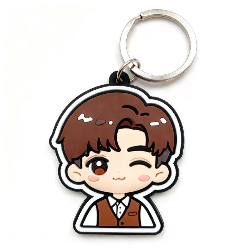 Cool and Handsome Boy PVC Keychain 2D (10)