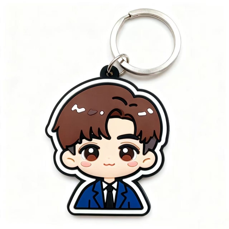Cool and Handsome Boy PVC Keychain 2D (2)
