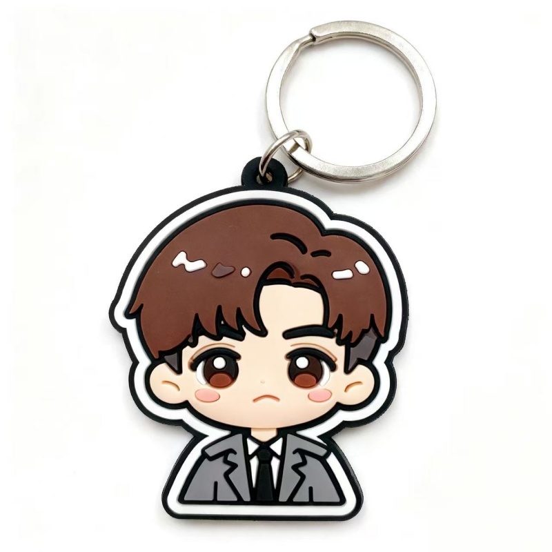 Cool and Handsome Boy PVC Keychain 2D (6)