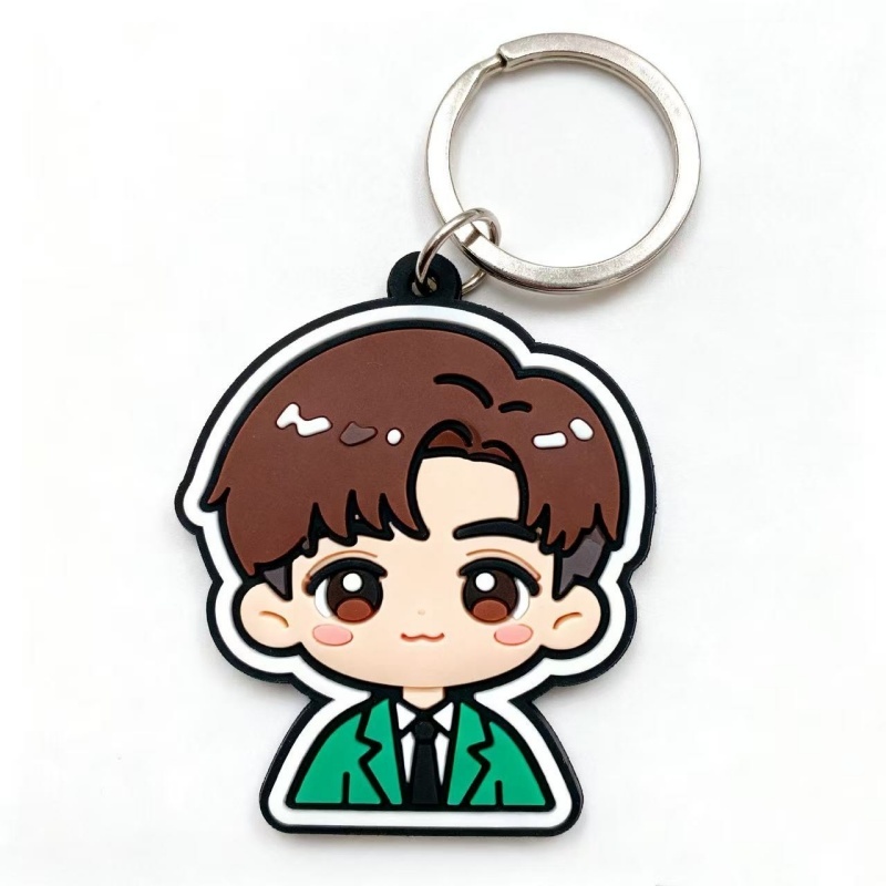 Cool and Handsome Boy PVC Keychain 2D (7)