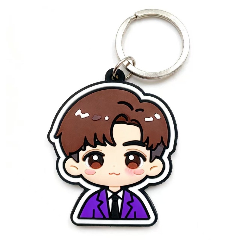 Cool and Handsome Boy PVC Keychain 2D (8)