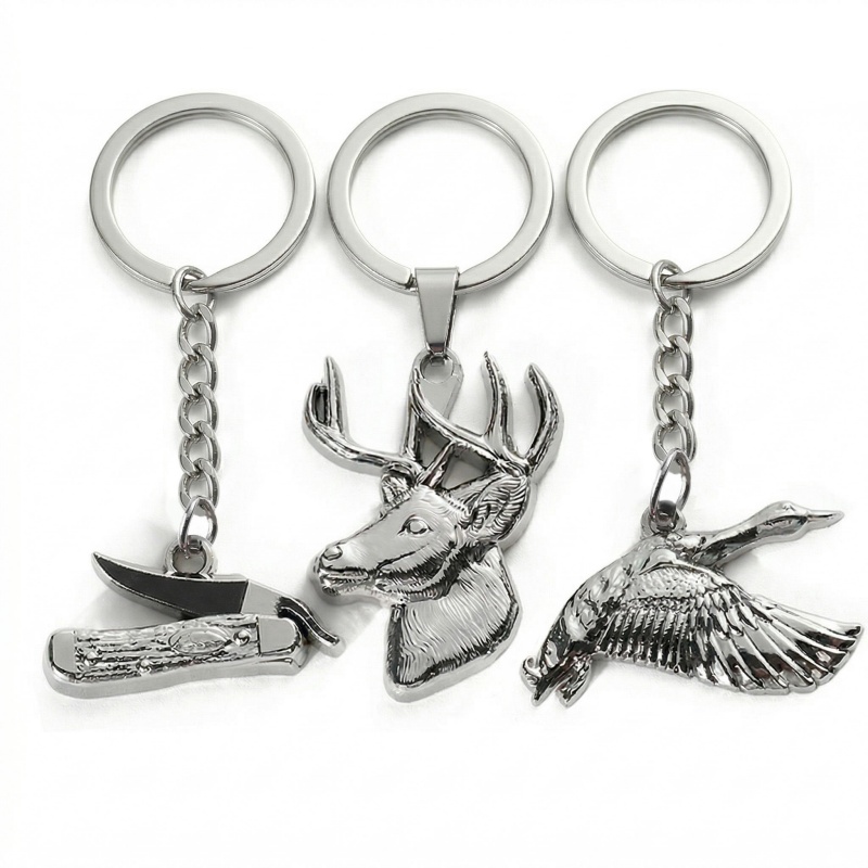 Custom 3D Shaped Metal Keyrings – Bespoke Sculpted Designs for Every Theme (1)