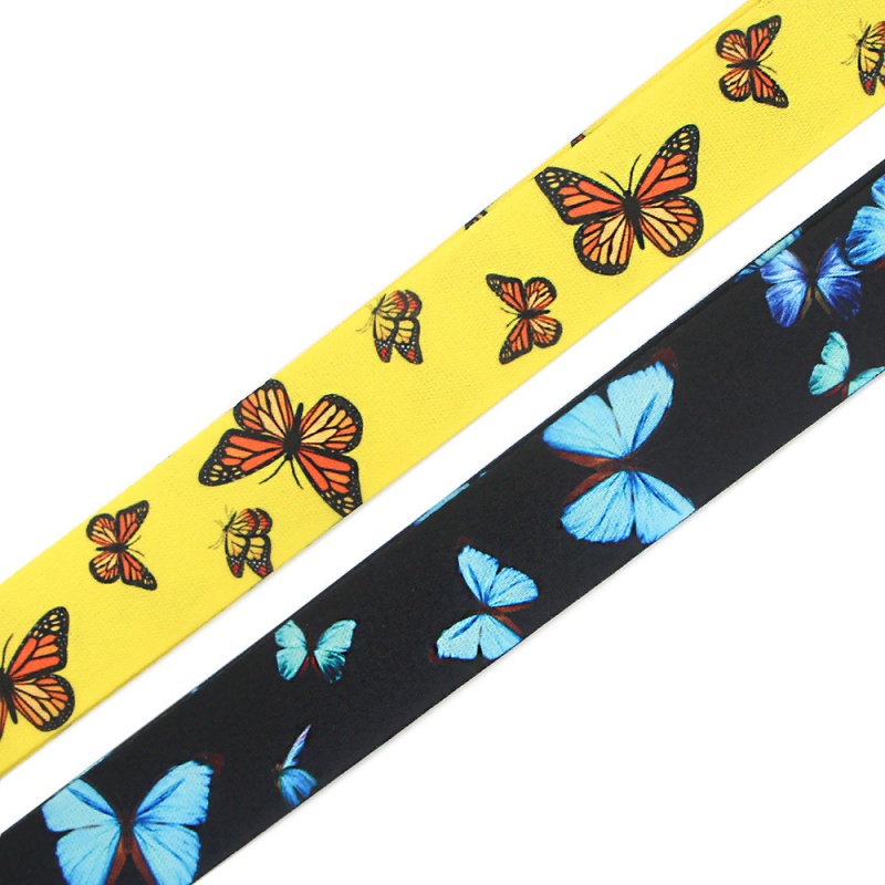 Custom Butterfly Lanyard, Heat-Transfer Printed Phone Strap, Stylish Personalized Promotional Gift for Events (3)