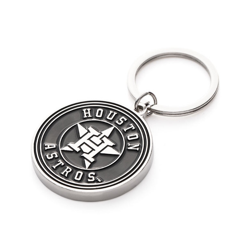 Custom Enamel Metal Round Keychain, Sports Team Style Collectible Key Ring, Bulk Custom Promotional Gift for Fans & Events (1)