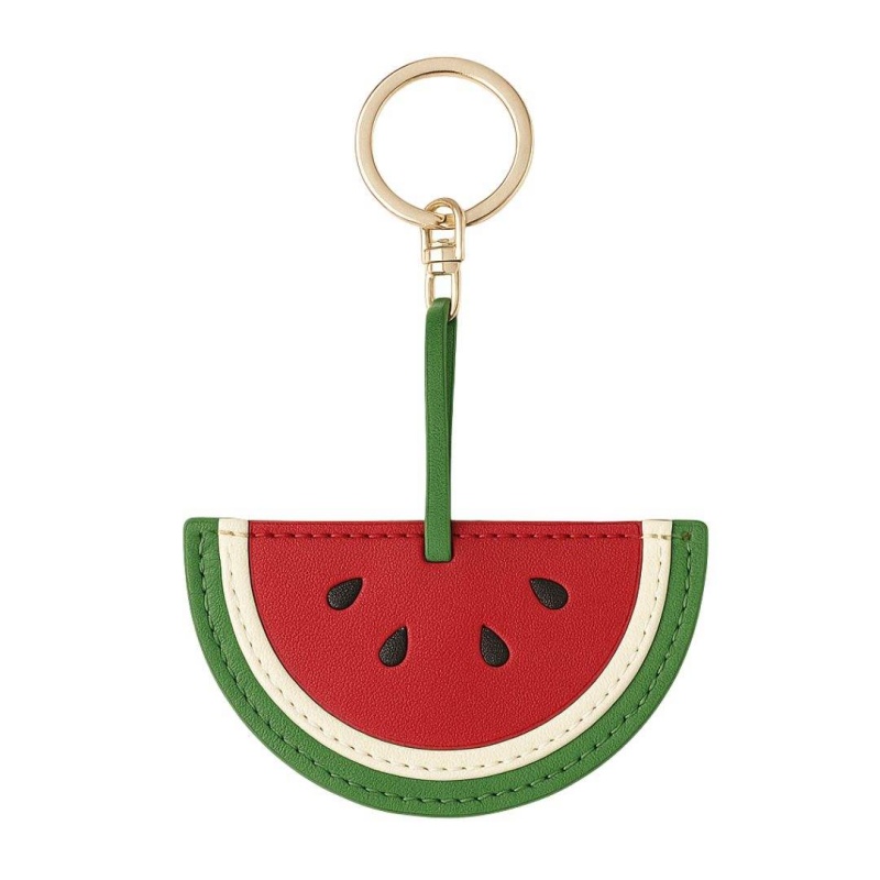 Customizable Fruit-Shaped PU Leather Keychains Fresh, Cute & Creative Bag & Key Charms, Premium Fashionable Irregular Keyrings (1)