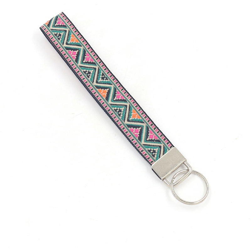 Customizable Vintage Ethnic Macrame Keychain – High-quality, Trendy & International (6)