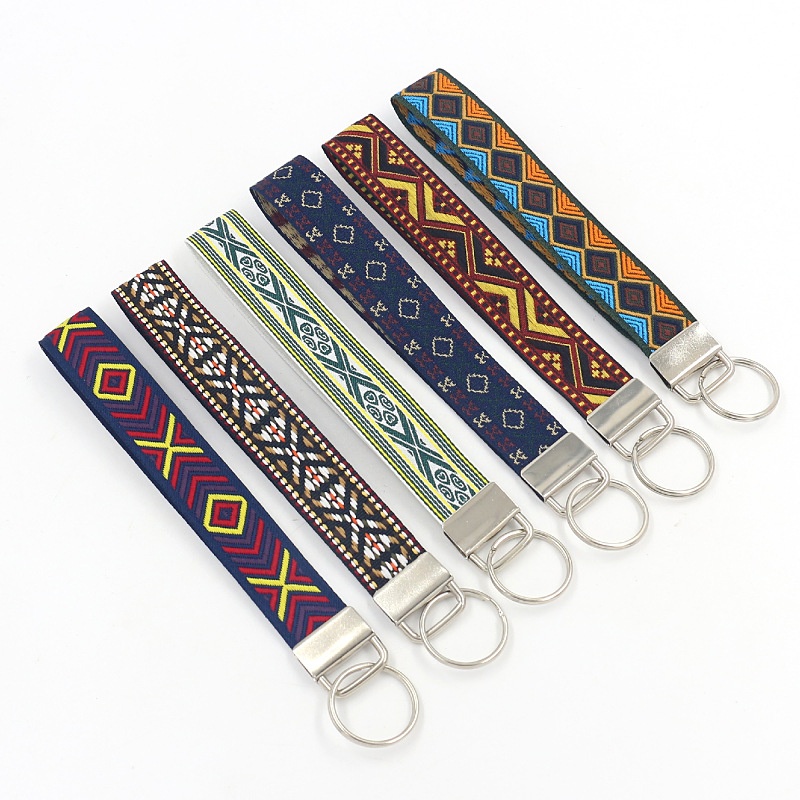 Customizable Vintage Ethnic Macrame Keychain – High-quality, Trendy & International (7)