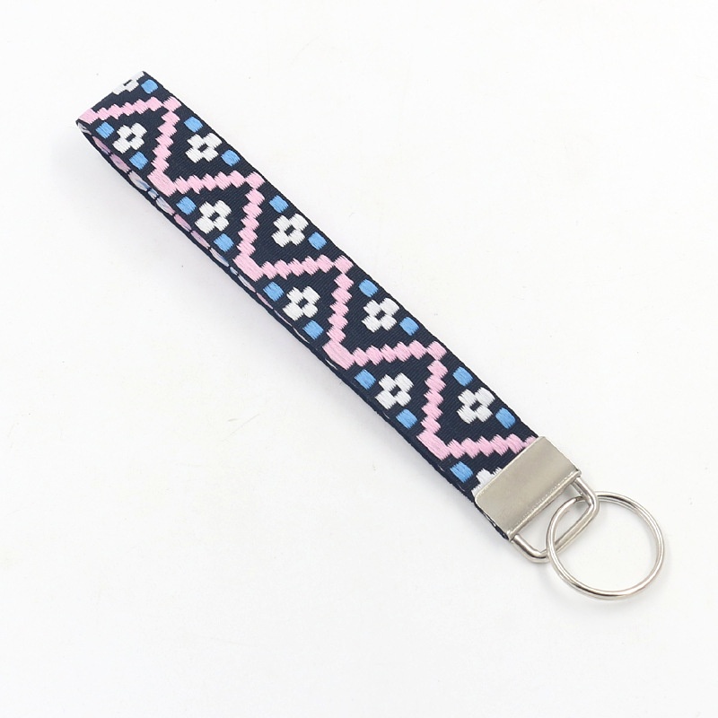 Customizable Vintage Ethnic Macrame Keychain – High-quality, Trendy & International (8)