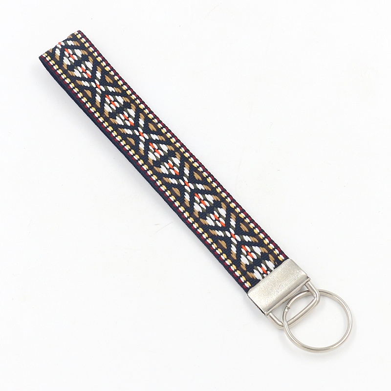 Customizable Vintage Ethnic Macrame Keychain – High-quality, Trendy & International (9)