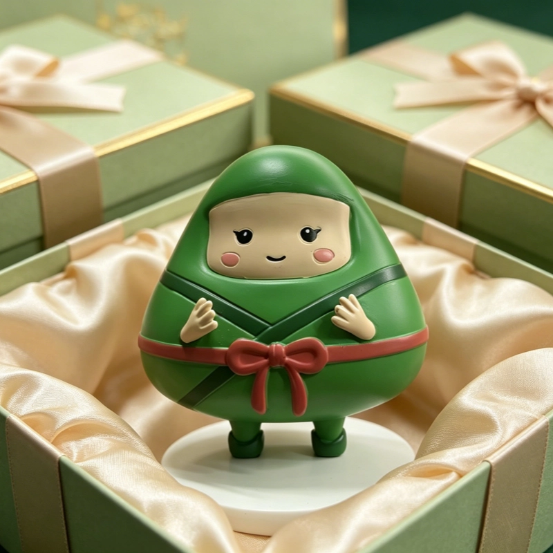 Original Cute Zongzi Character PVC Decor Figure (3)