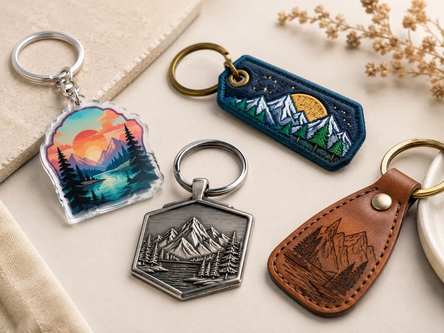 graphic design keychain
