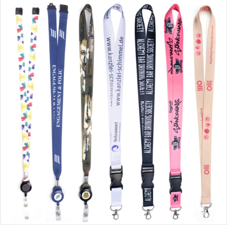 custom logo lanyards